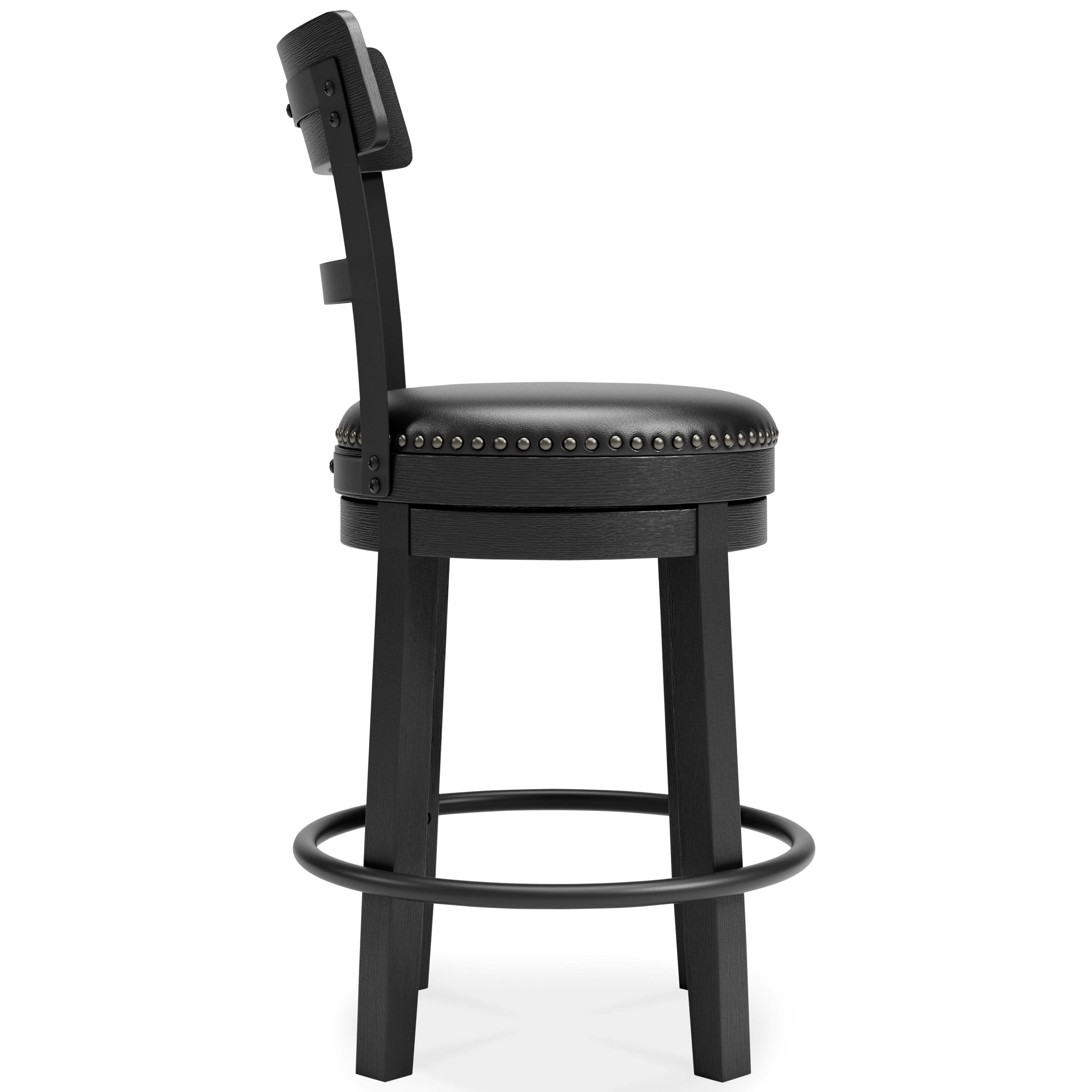 Valebeck - Full Back Swivel Stool - Image 7