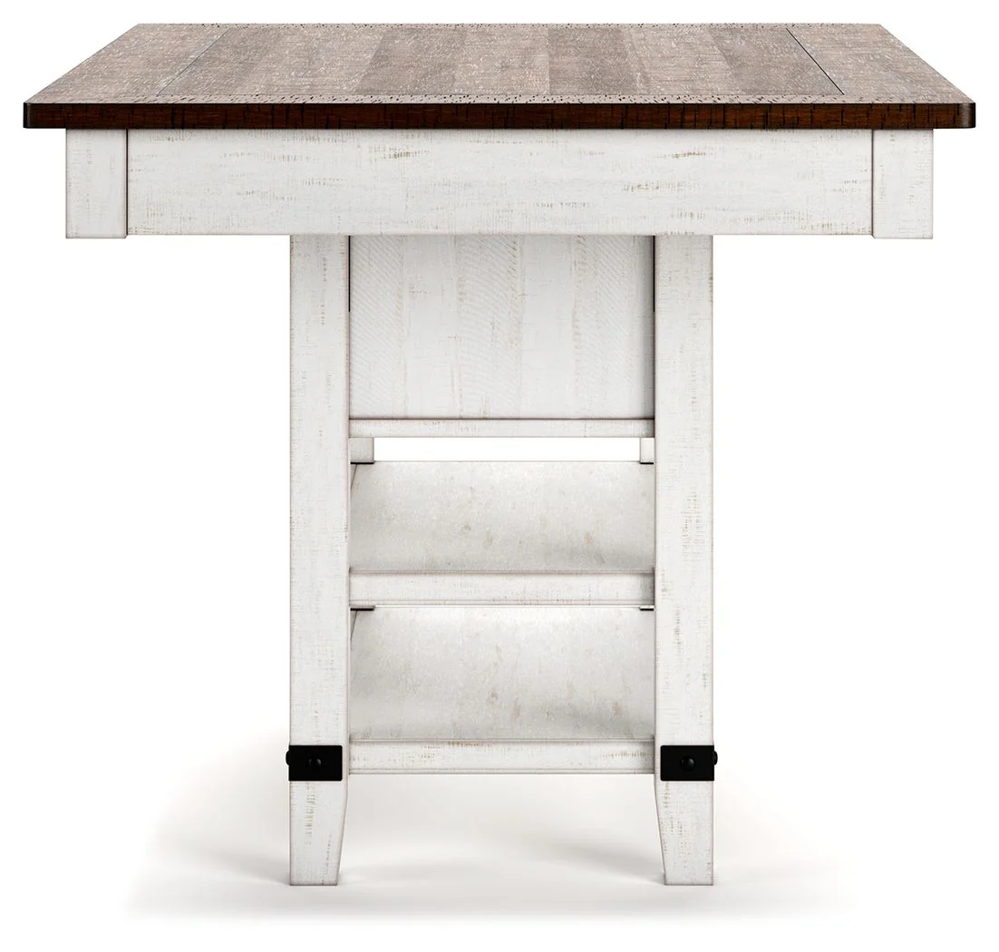 Valebeck - Rect Dining Room Counter Table With Wine Rack - Image 10