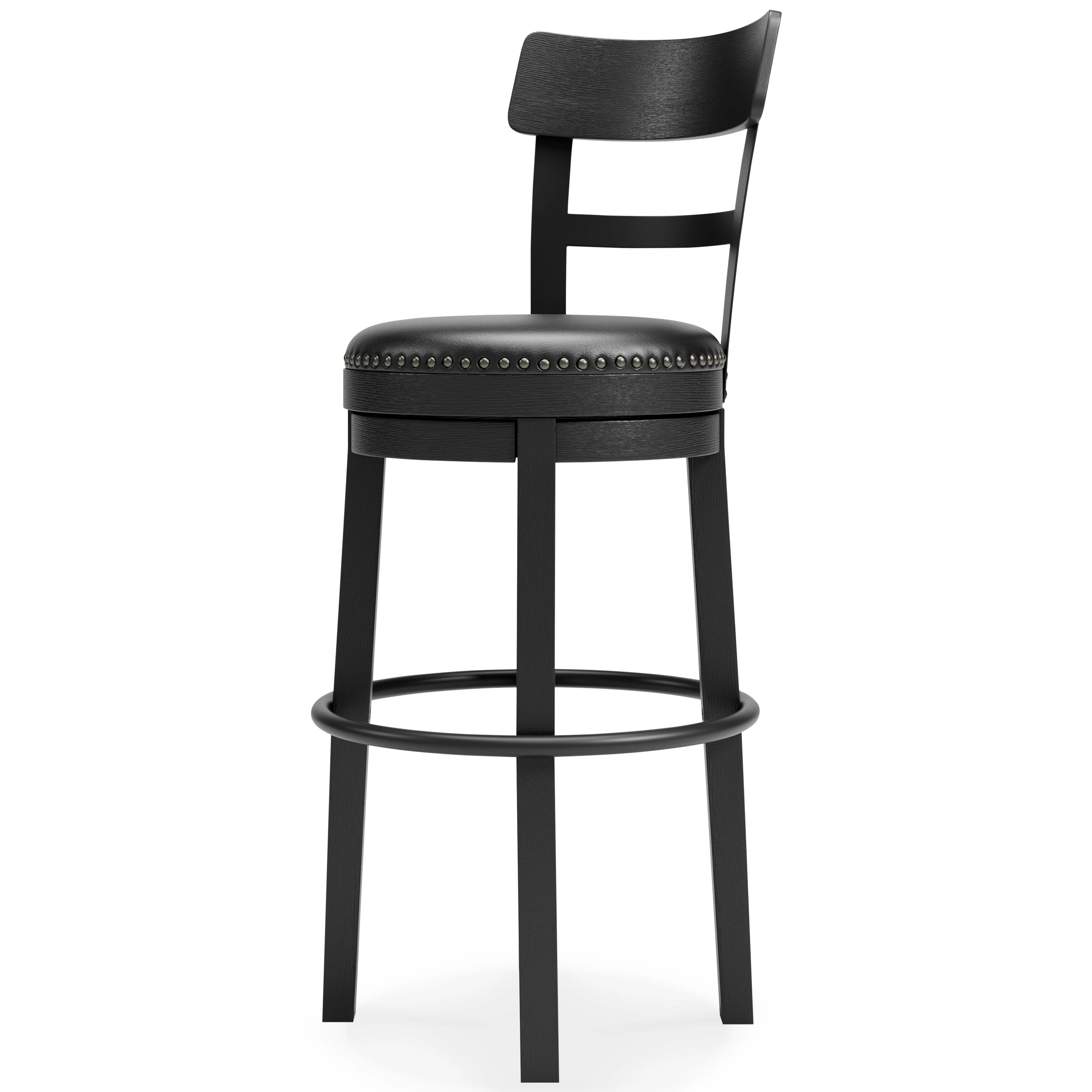 Valebeck - Tall Upholstered Swivel Barstool - Image 7