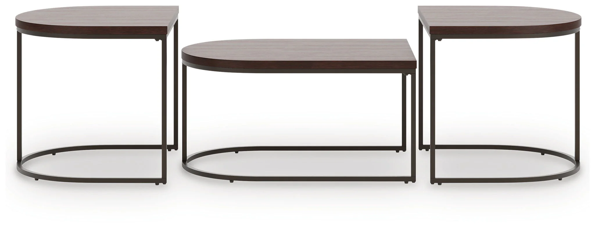 Vanmore - Occasional Table Set (Set of 3) - Dark Brown - Image 3