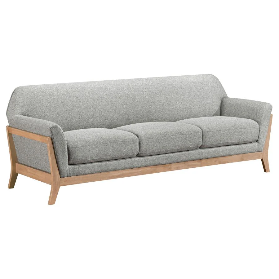 Vaughn - Fabric Upholstered Flared Arm Sofa Set - Image 6