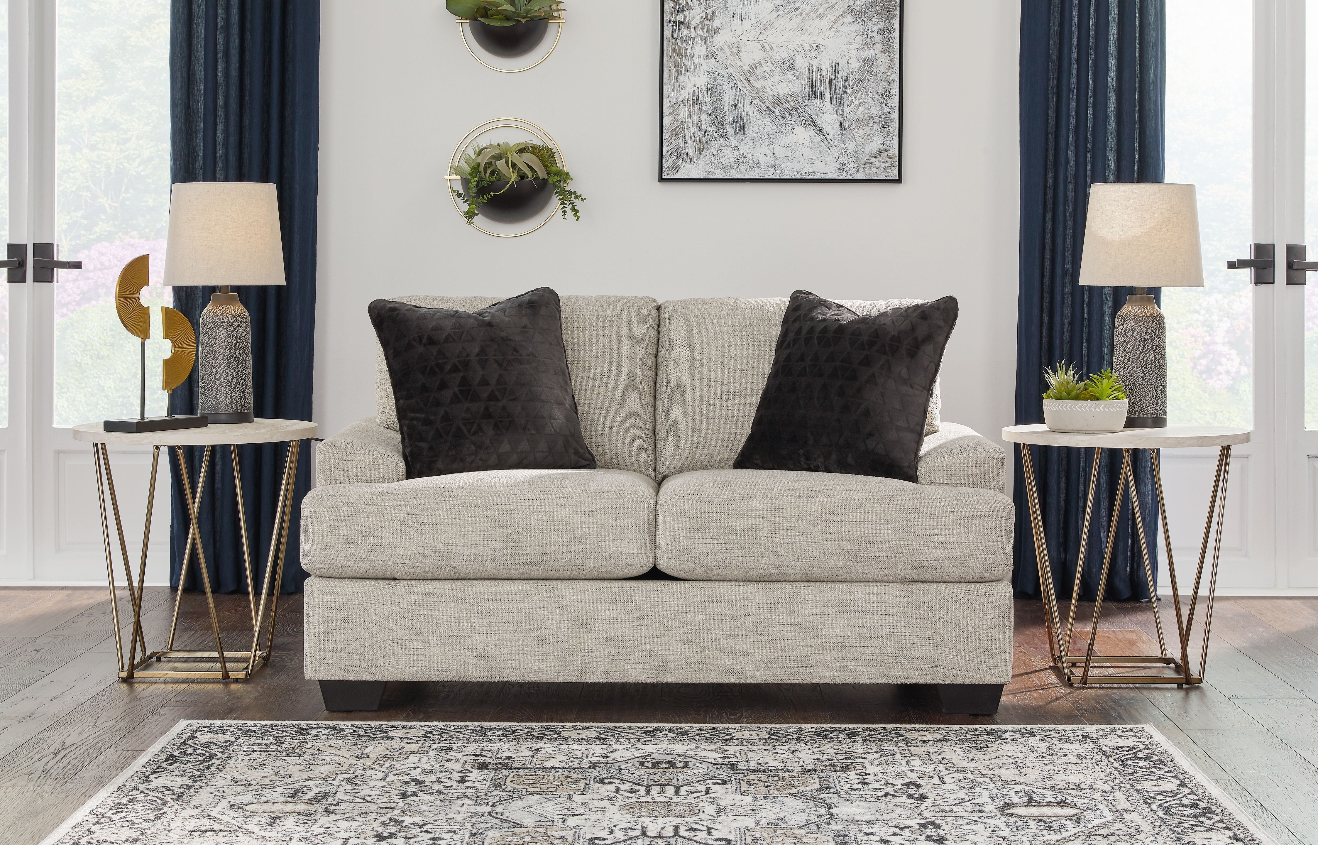 Vayda - Loveseat - Pebble - Image 3