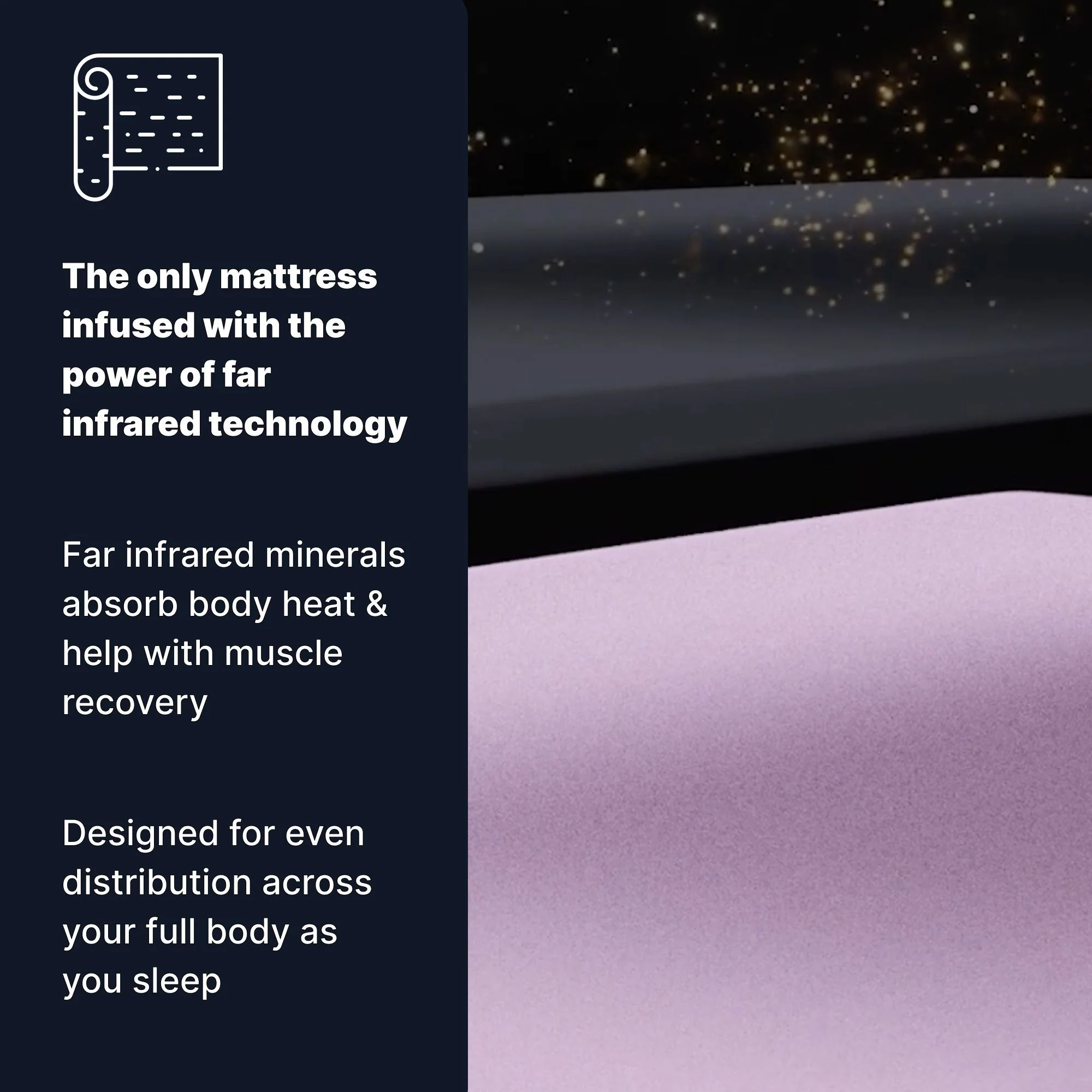 Venus Williams Legend - 12" Foam Mattress Foam With Far Infrared Technology - Image 3