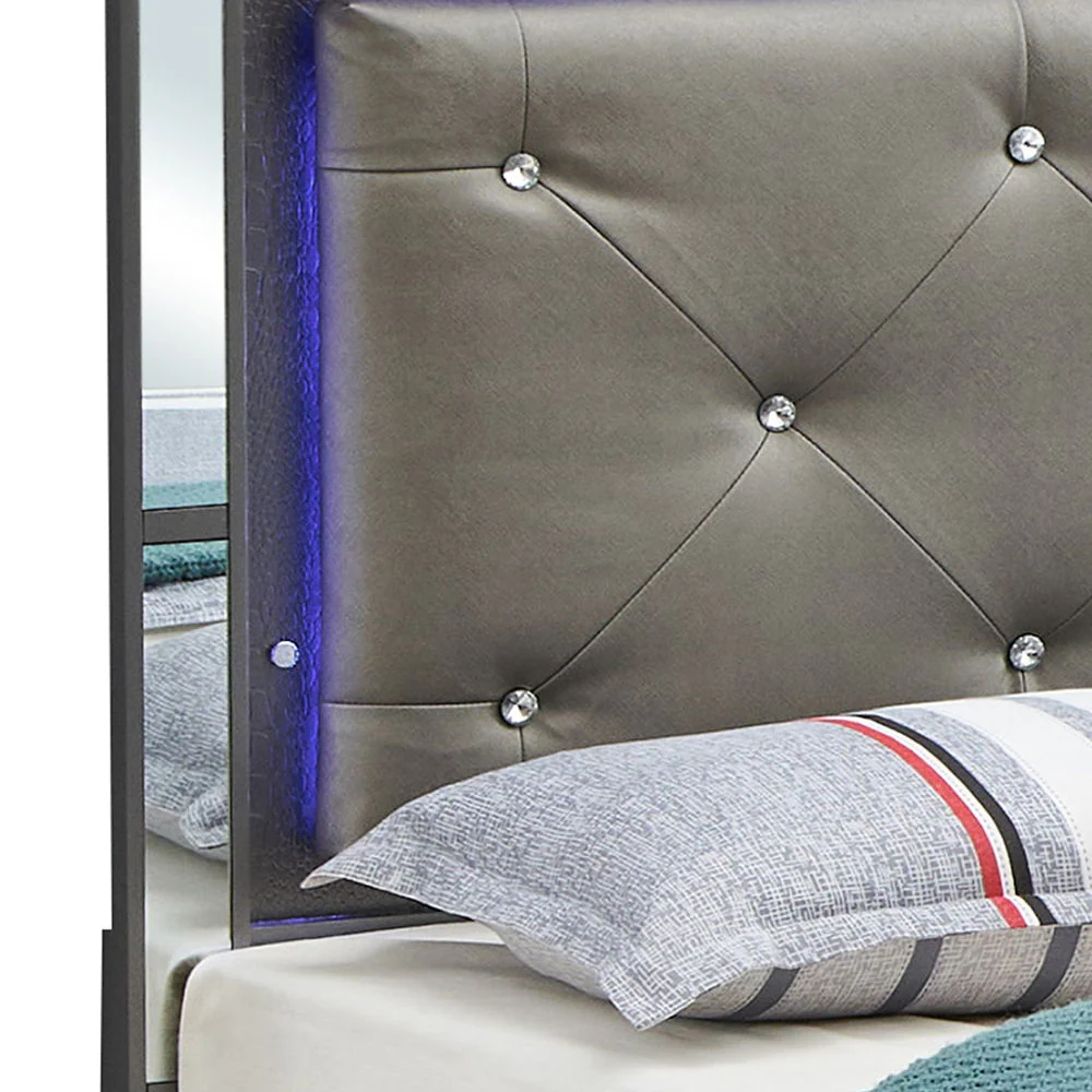 Verona - Full Bed - Metalic Black - Image 3