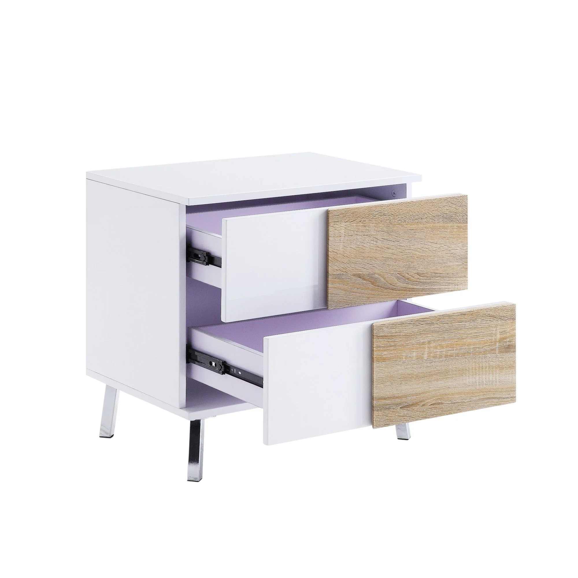 Verux - High Gloss End Table - White - Image 5