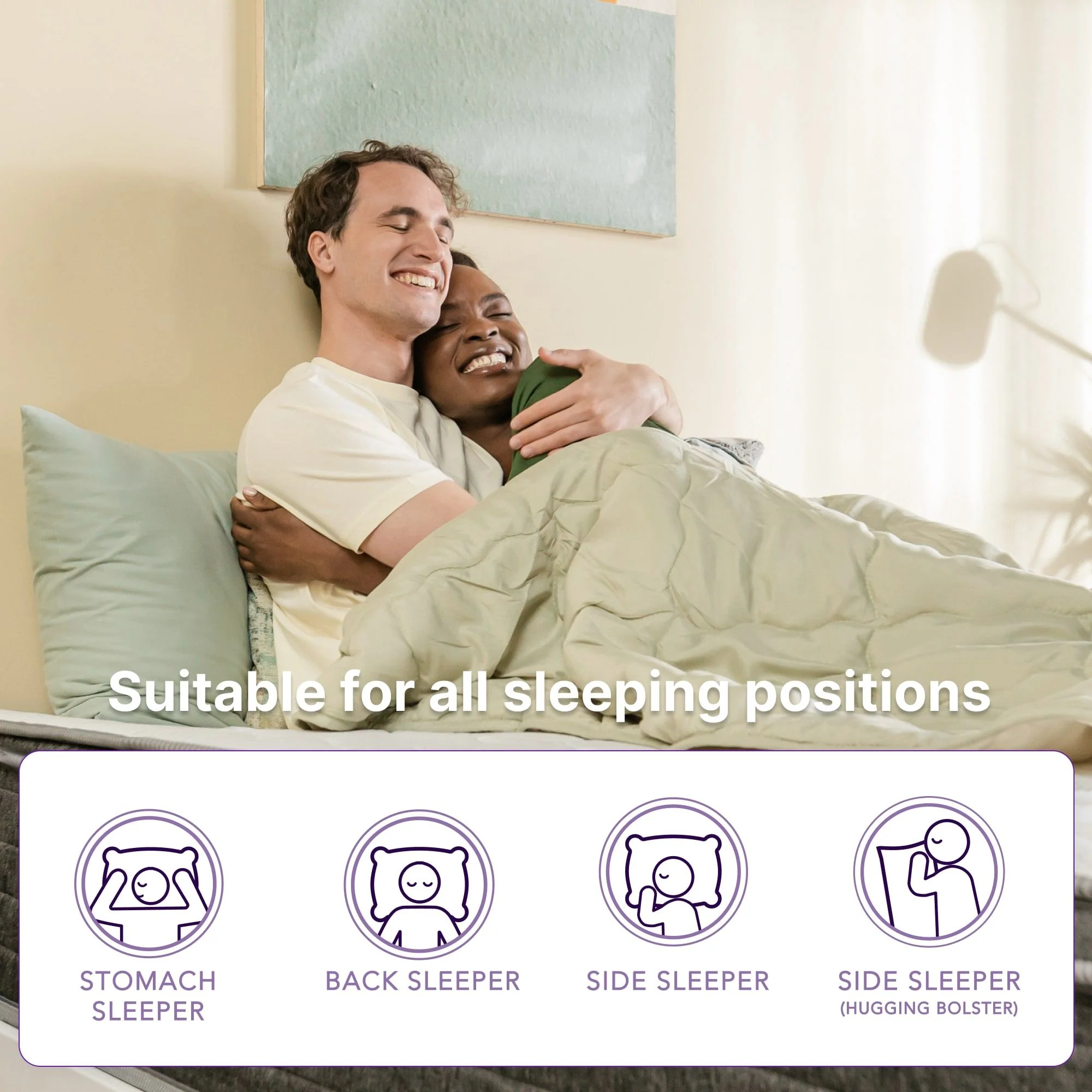 Victoria - 12" Cooling Gel Hybrid Mattress - Image 2