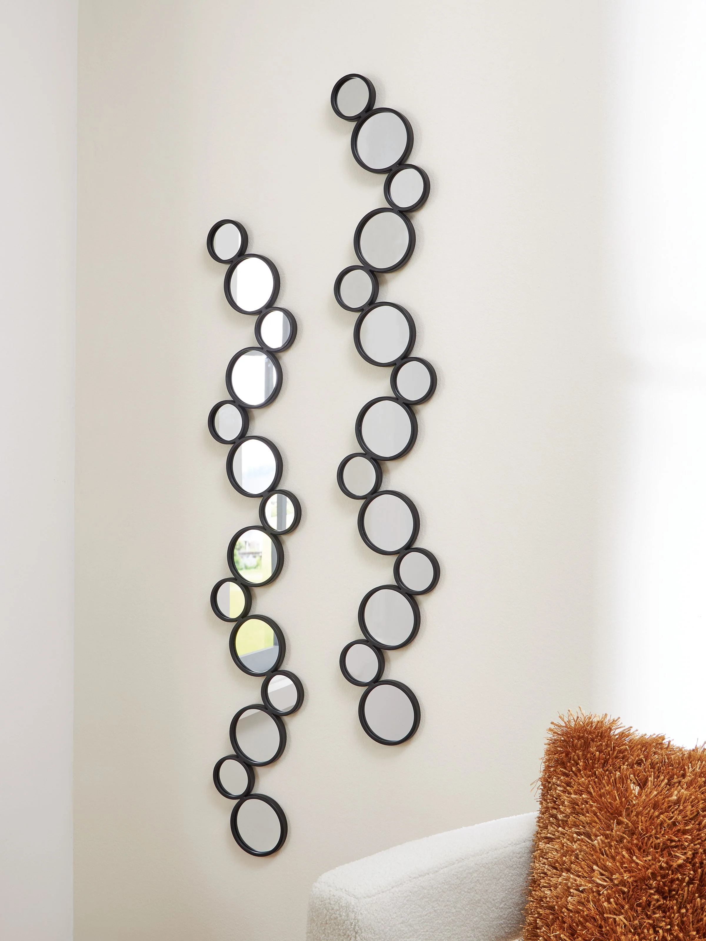 Vinler - Accent Mirror Set (Set of 2) - Black - Image 2