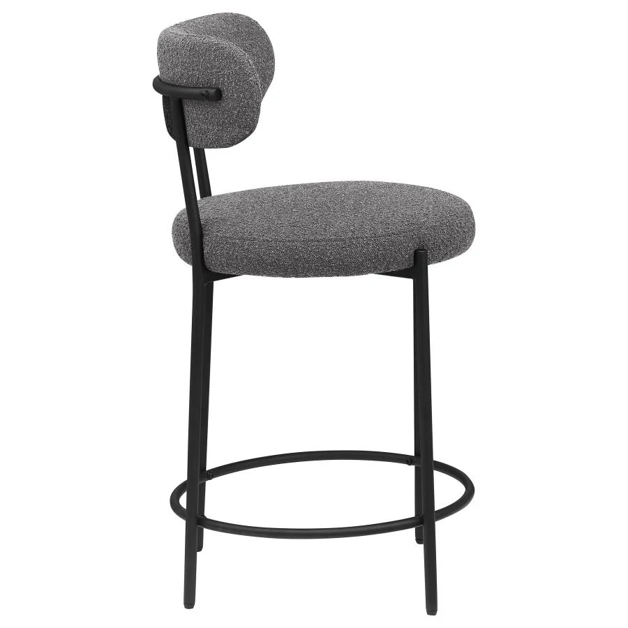 Viola - Boucle Upholstered Bar Stool (Set of 2) - Image 17