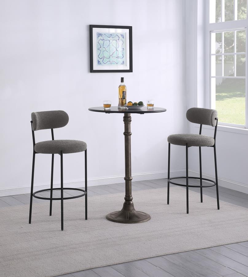 Viola - Boucle Upholstered Bar Stool (Set of 2) - Image 23
