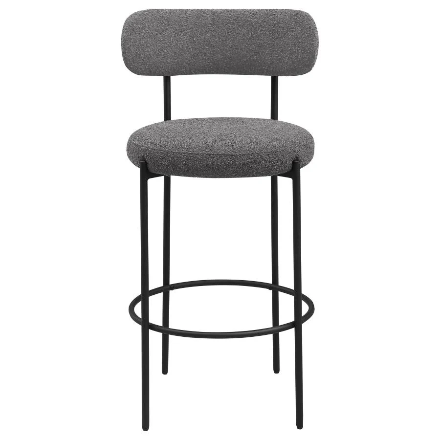 Viola - Boucle Upholstered Bar Stool (Set of 2) - Image 8