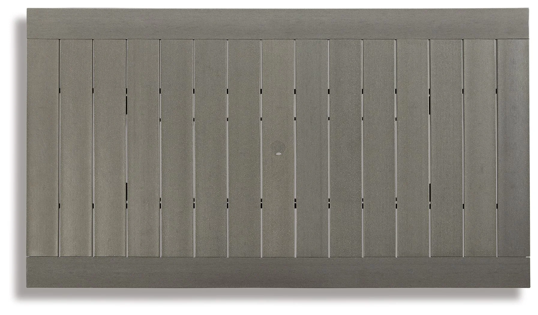 Visola - RECT Dining Table w/Umb OPT - Gray - Image 5