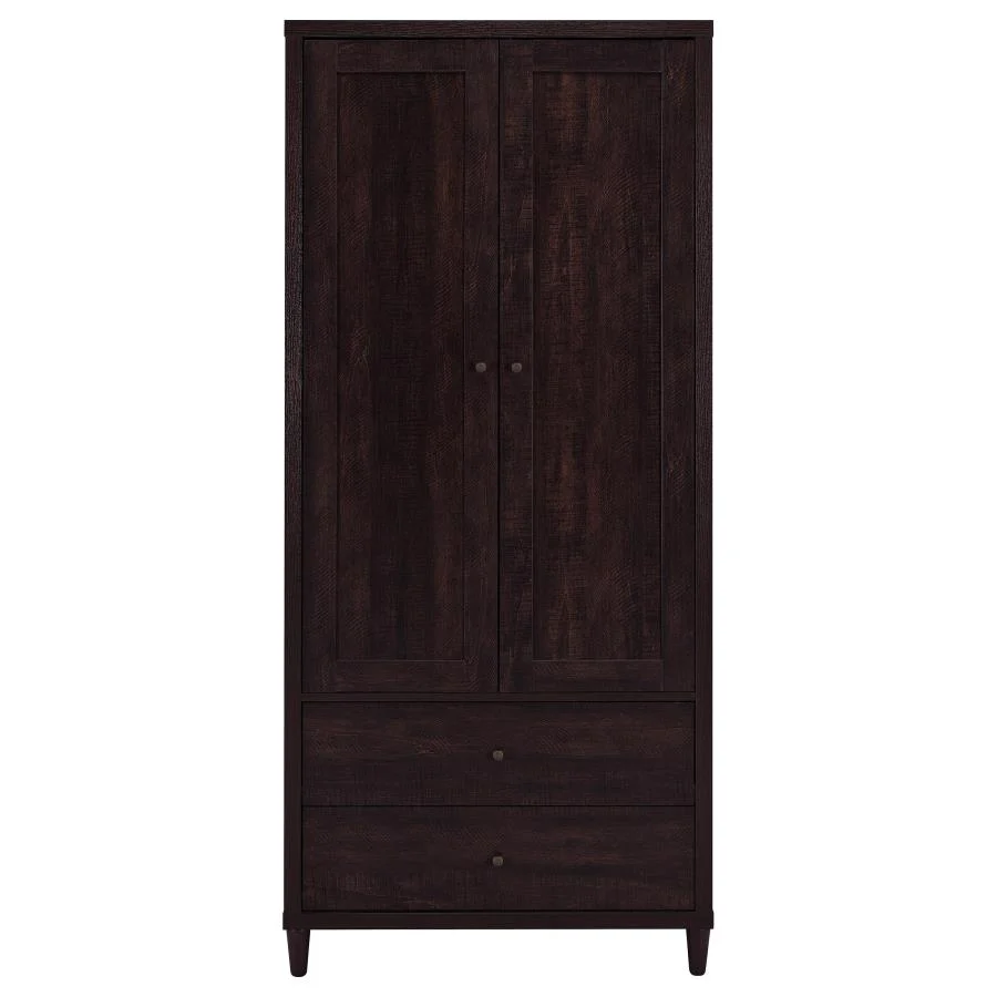 Wadeline - 2 Door Tall Accent Storage Cabinet - Rustic Tobacco - Image 4