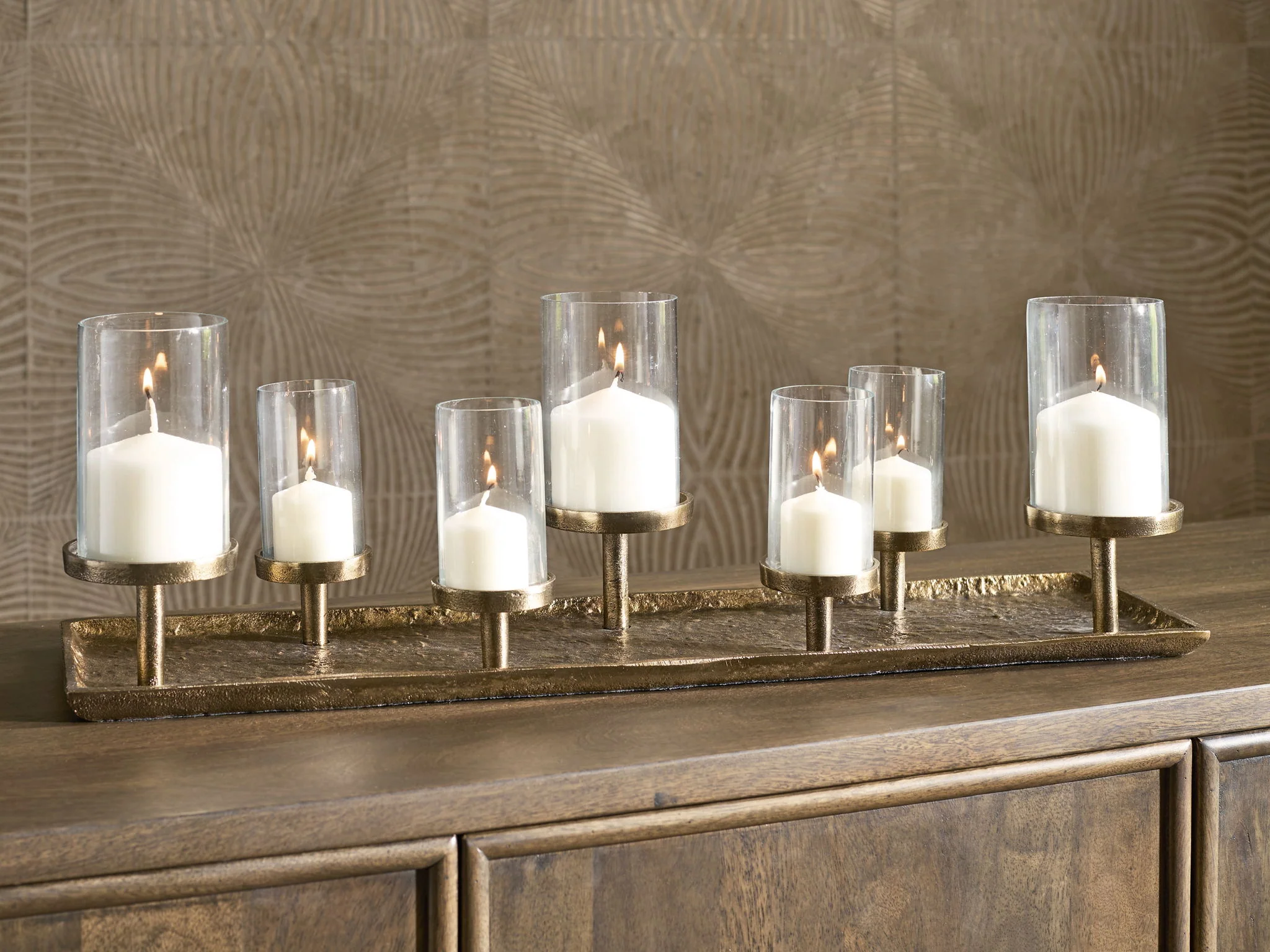 Wallmond - Candle Holder - Antique Brass Finish - Image 4