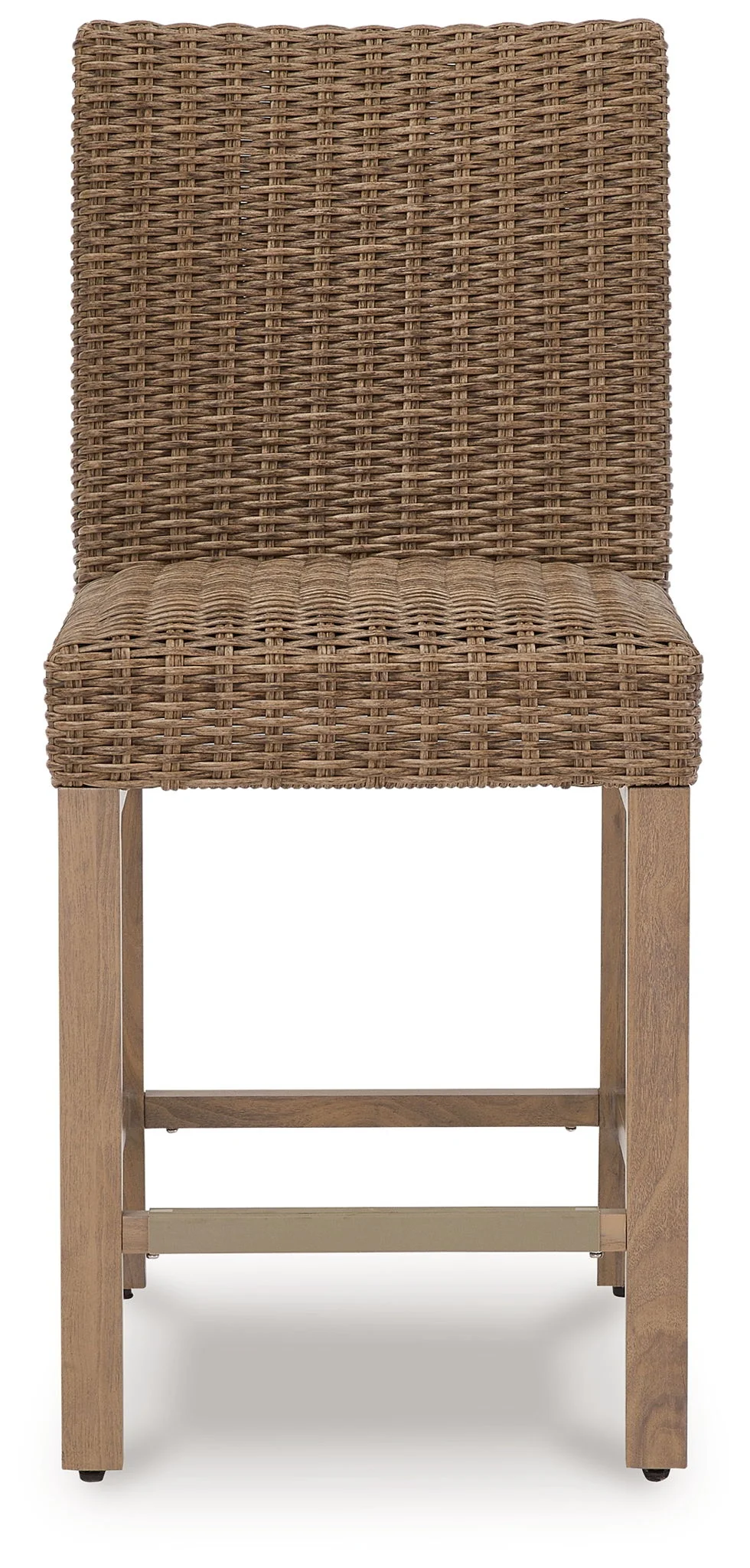 Walton Bridge - Driftwood - 5 Pc. - Square Dining Table W/Fire Pit, 4 Barstools - Image 3