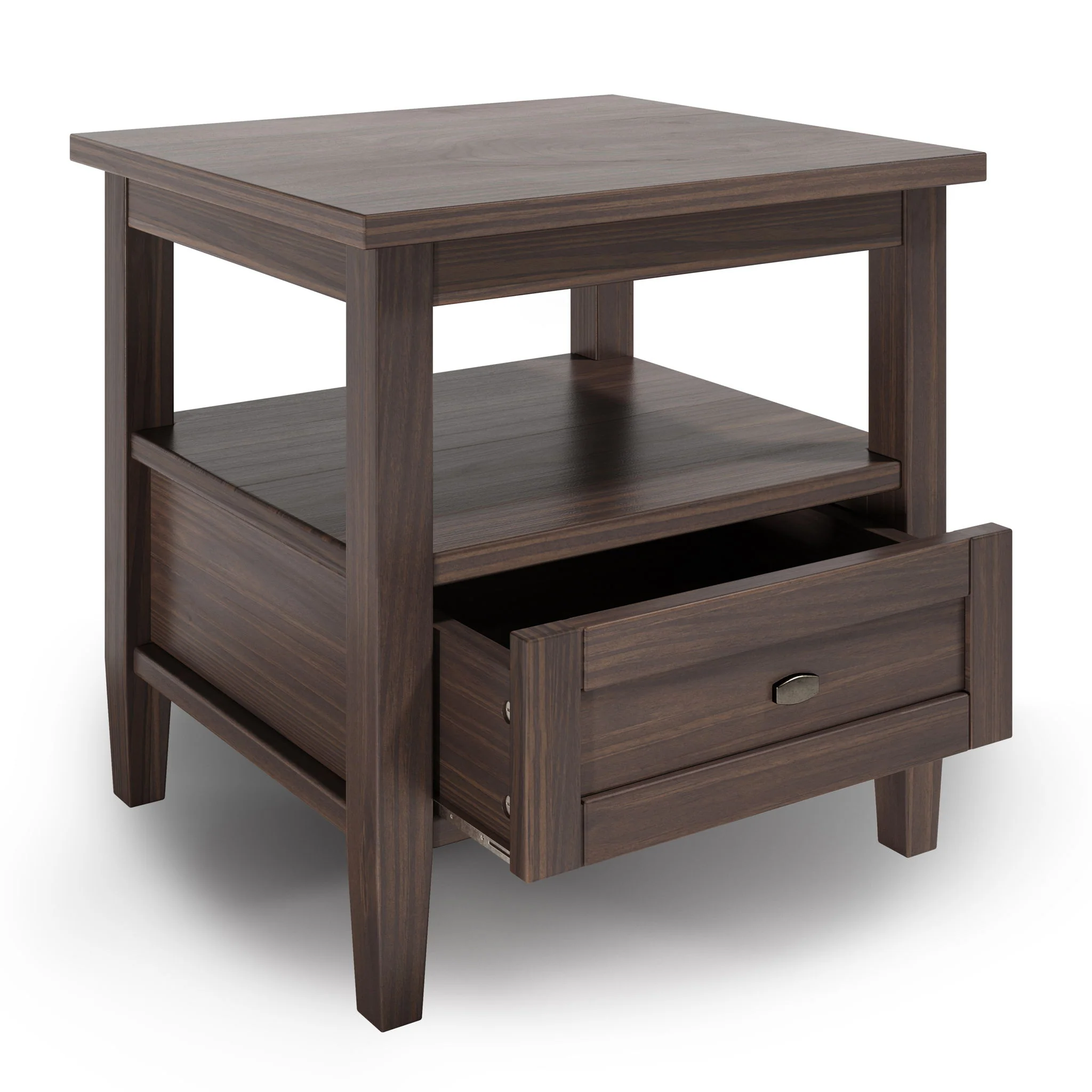 Warm Shaker - End Table - Warm Walnut Brown - Image 3