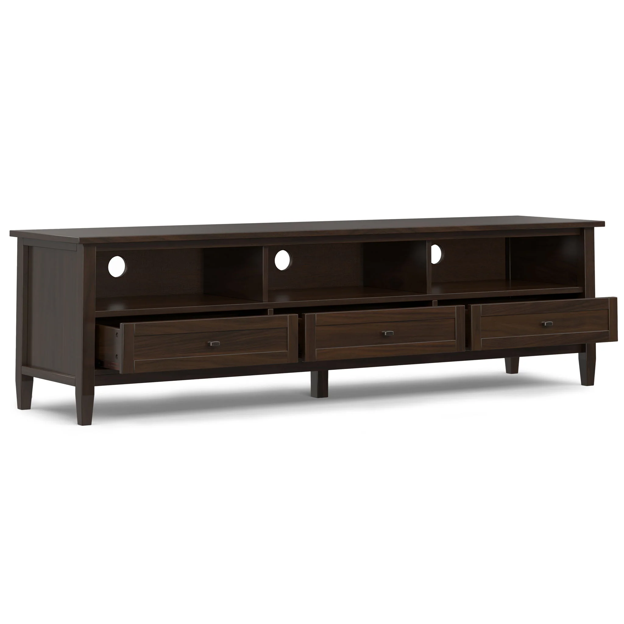 Warm Shaker - Handcrafted Low TV Media Stand - Image 2
