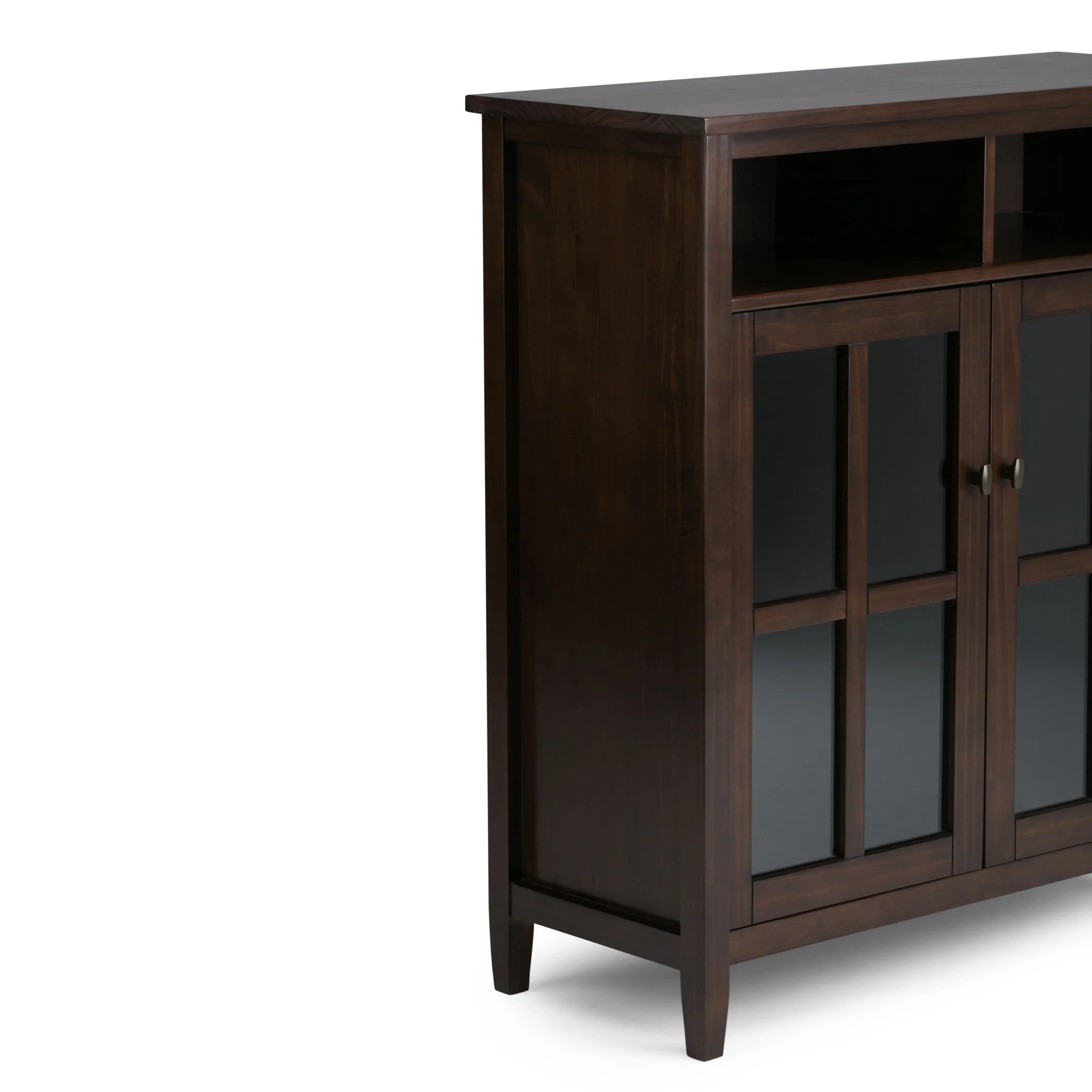 Warm Shaker - Handcrafted Medium Storage Media Cabinet - Image 2