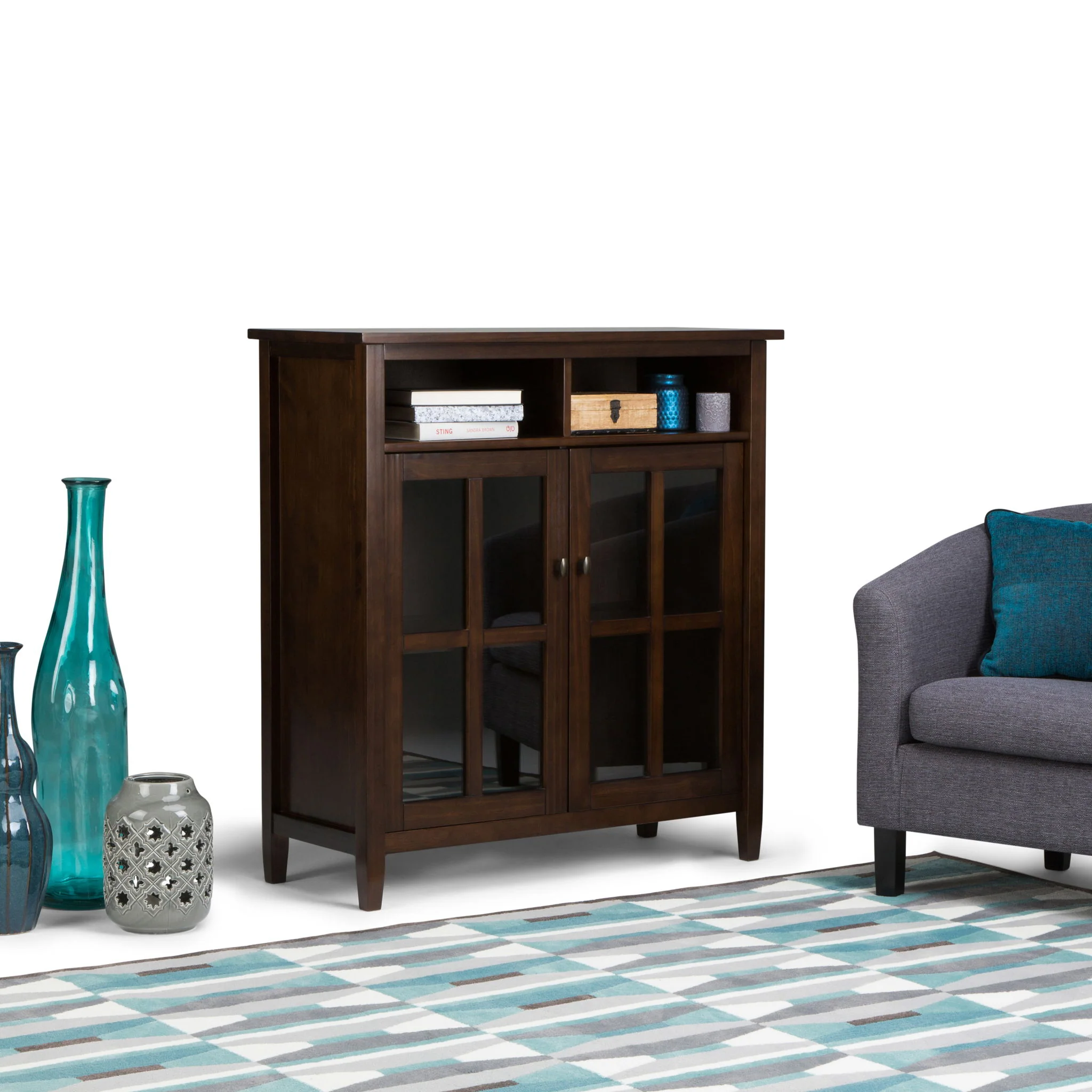 Warm Shaker - Handcrafted Medium Storage Media Cabinet - Image 3