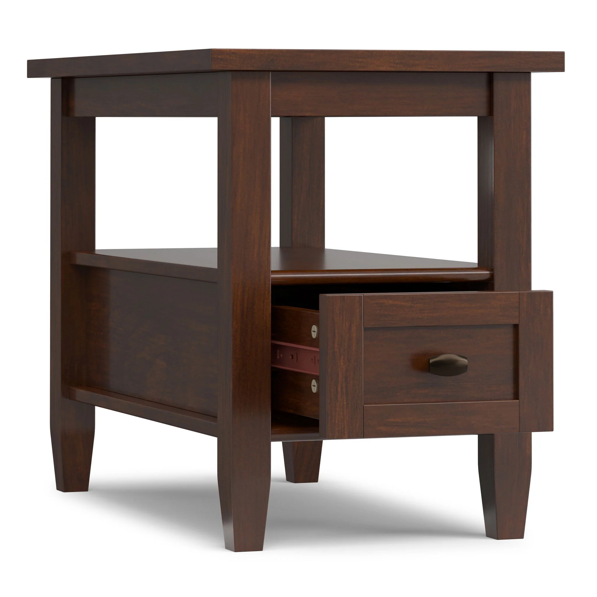 Warm Shaker - Narrow Side Table - Brown - Image 2