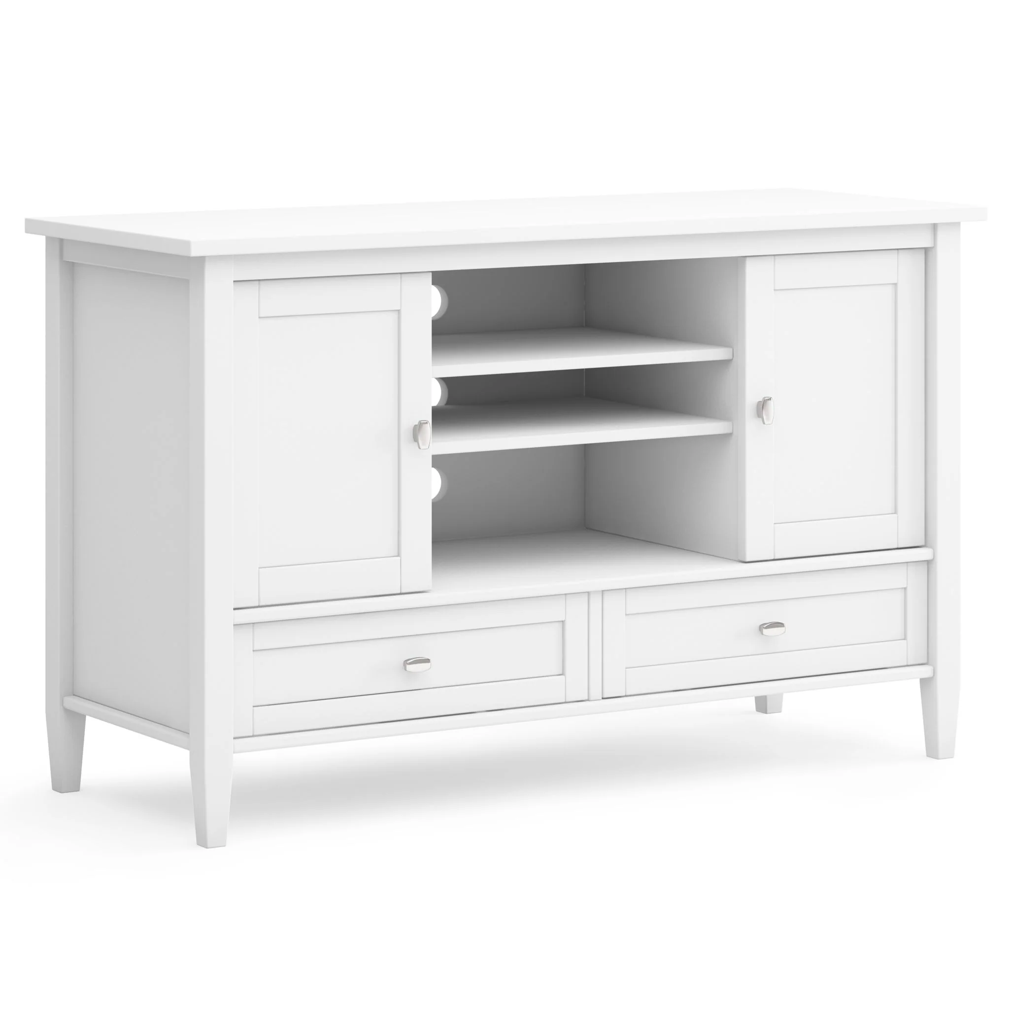 Warm Shaker - Transitional Style TV Media Stand - Image 15