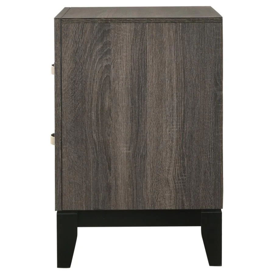 Watson - 2-Drawer Nightstand - Gray Oak - Image 4