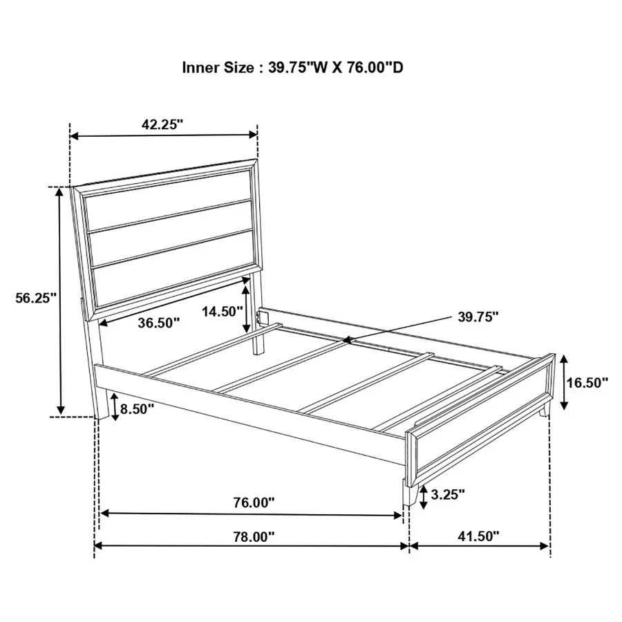 Watson - Wood Panel Bed - Image 12