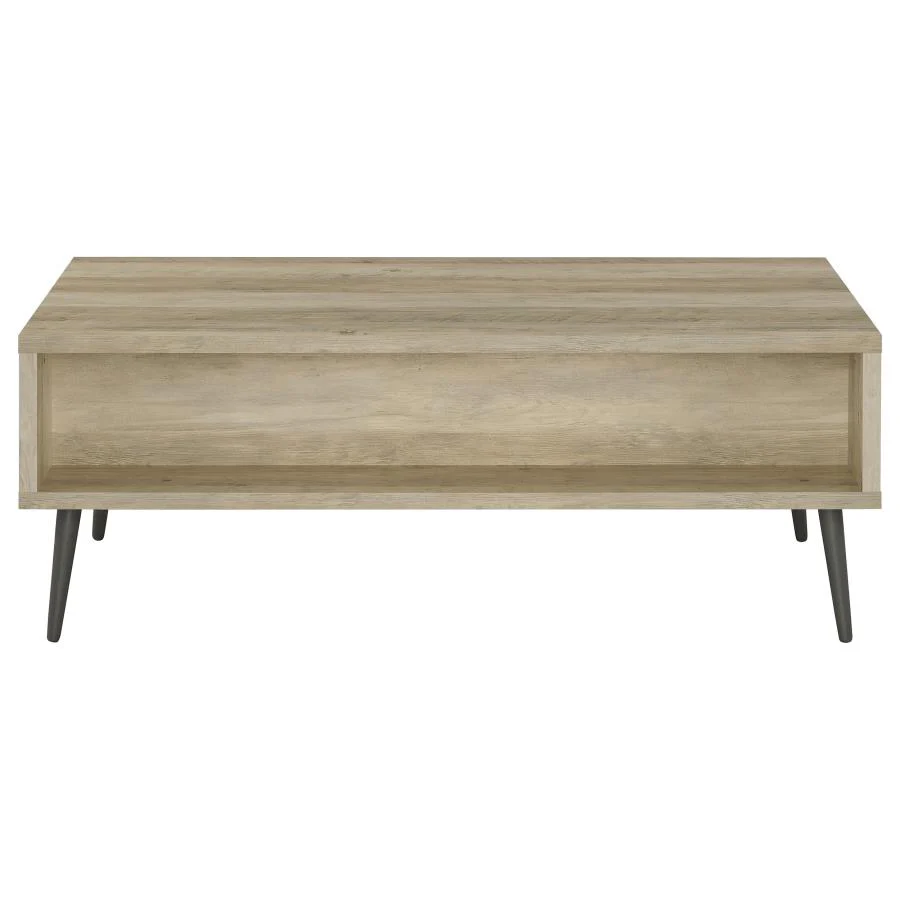 Welsh - 1-Drawer Engineered Wood Coffee Table Antique Pine - Distressed Pine - Image 7
