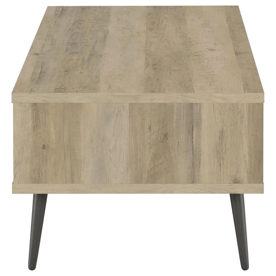 Welsh - 1-Drawer Engineered Wood Coffee Table Antique Pine - Distressed Pine - Image 9