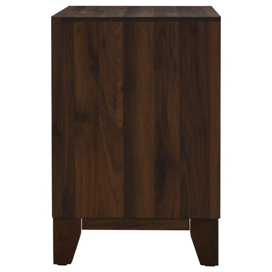 Welsley - 2-Drawer Nightstand Bedside Table - Walnut - Image 5