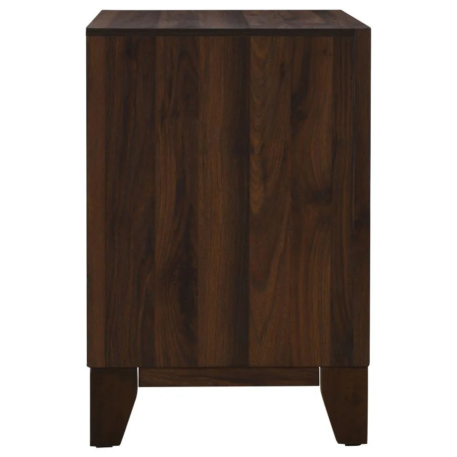Welsley - 2-Drawer Nightstand Bedside Table - Walnut - Image 9