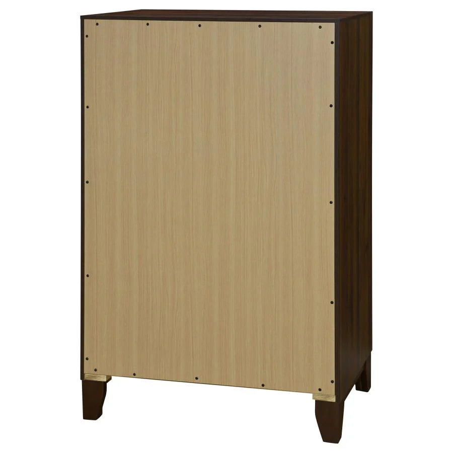 Welsley - 4-Drawer Chest Of Drawers - Walnut - Image 8