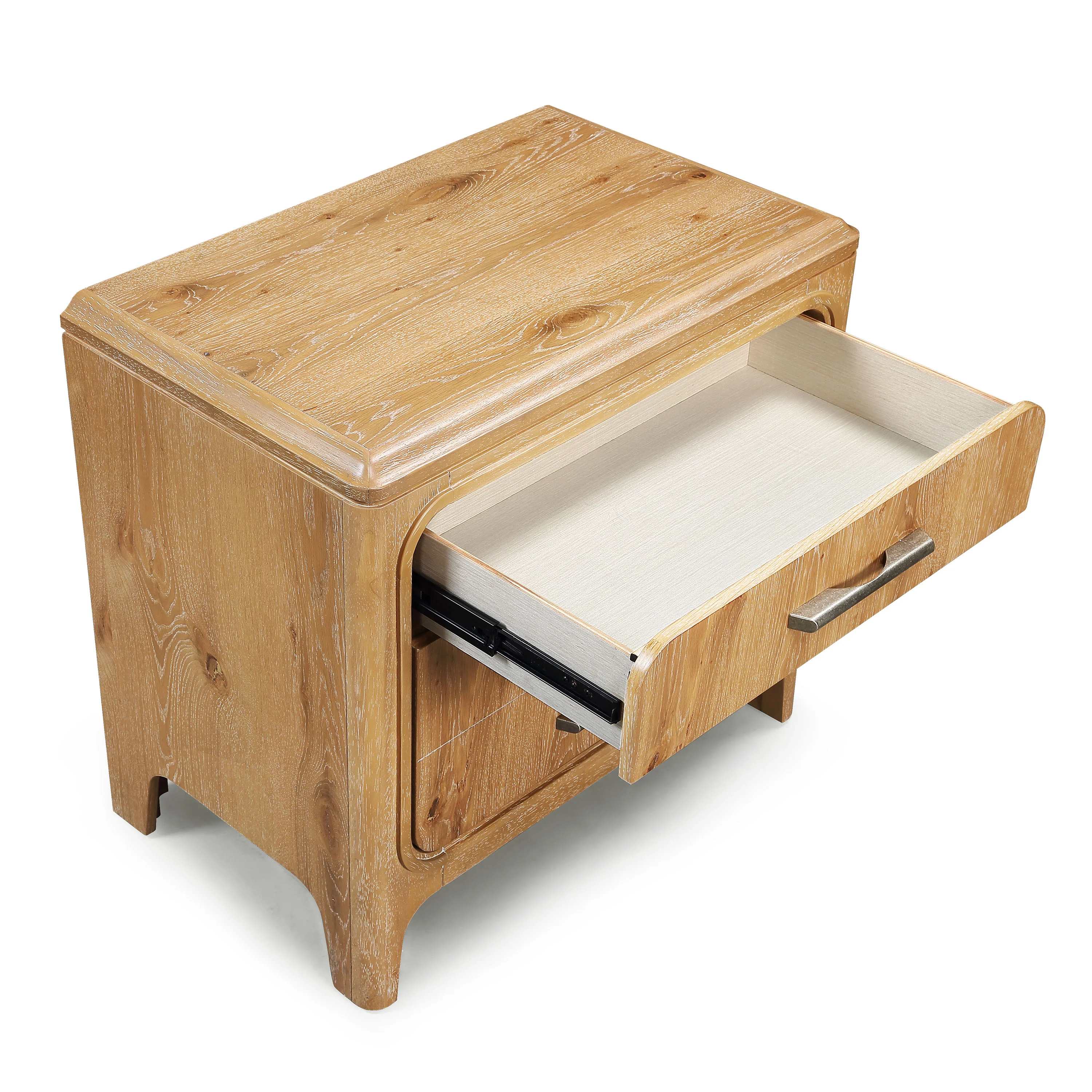 Westcott Night Stand-Cerused Natural - Image 3