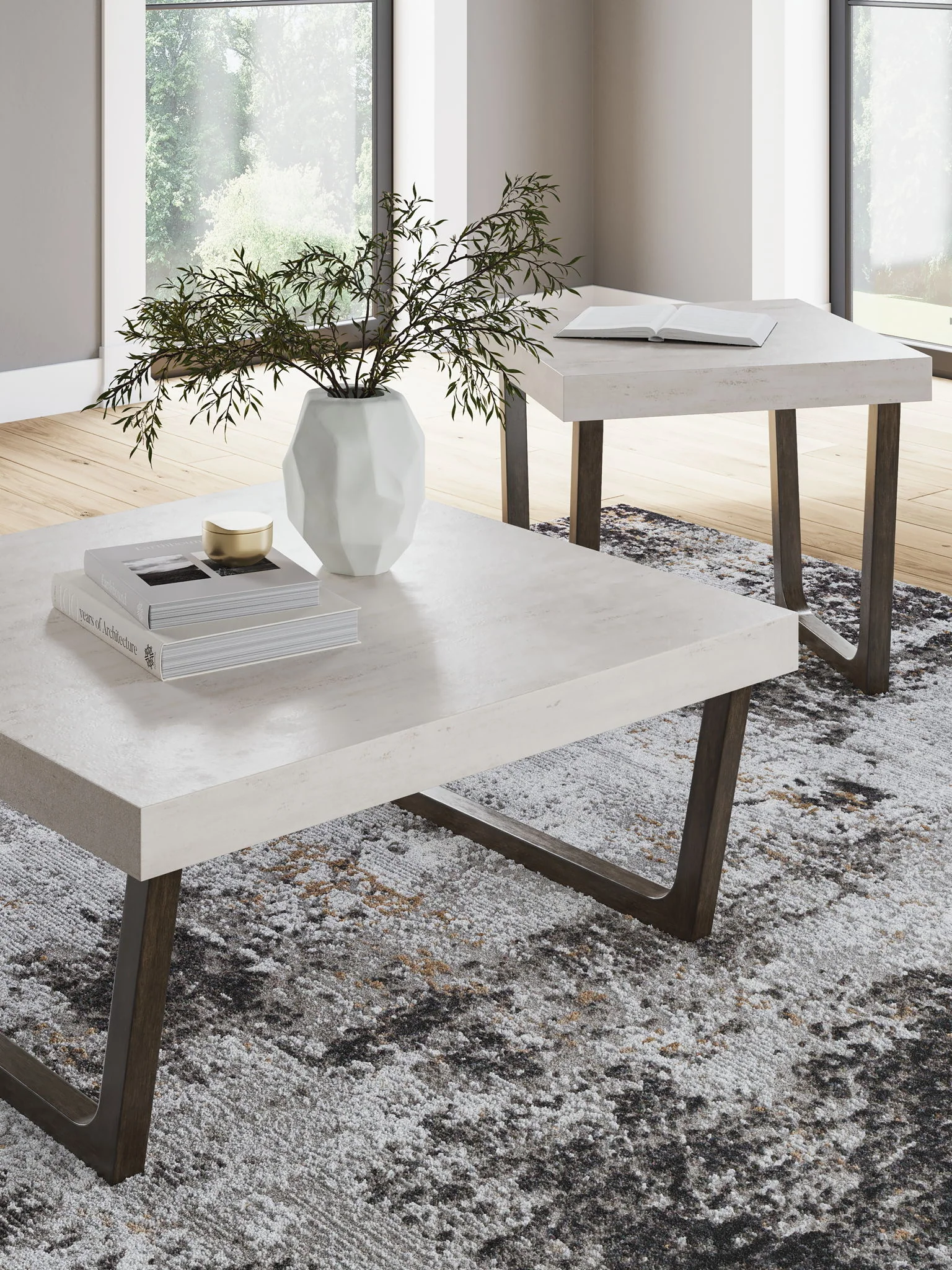 Westenfort - Occasional Table Set (Set of 2) - Espresso / Gray - Image 5
