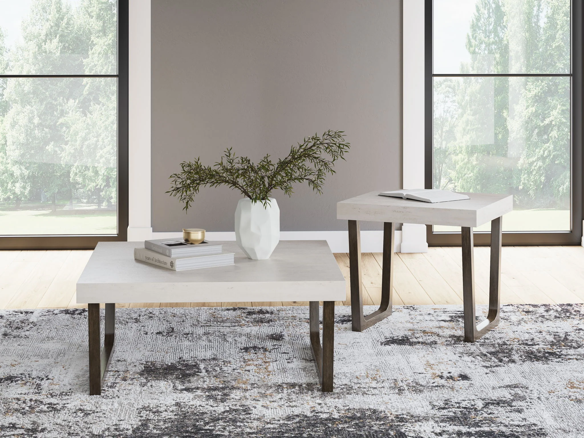 Westenfort - Occasional Table Set (Set of 2) - Espresso / Gray - Image 8
