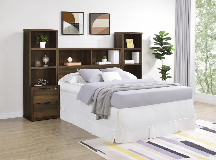 Westpark - 3 Piece Bedroom Set Bookcase Headboard - Image 4