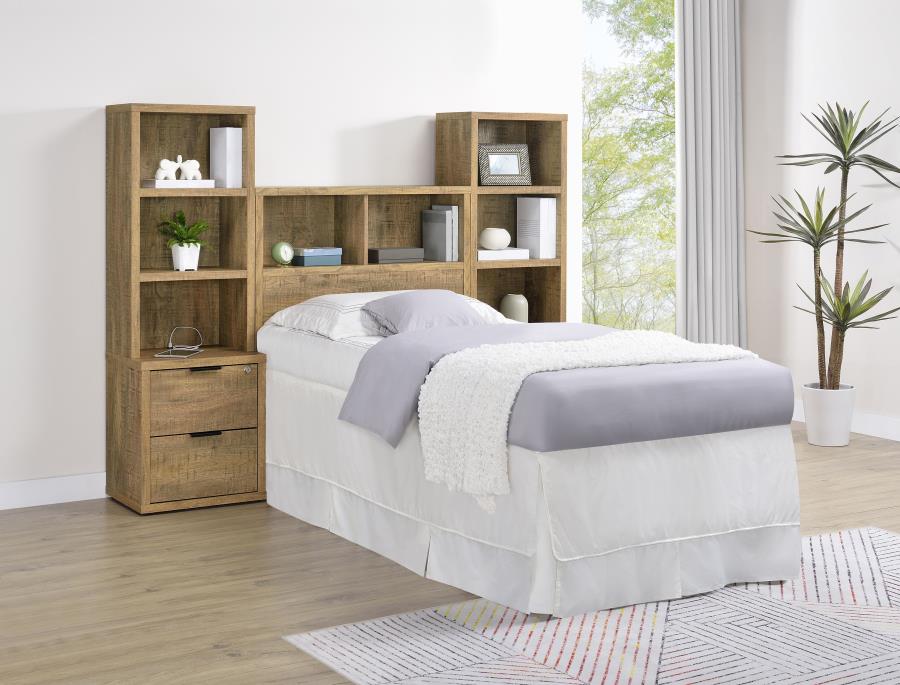 Westpark - 3 Piece Bedroom Set Bookcase Headboard - Image 9