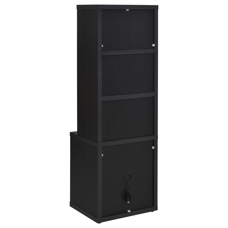Westpark - 3-Shelf Bookcase USB And Lockable Drawer - Image 20