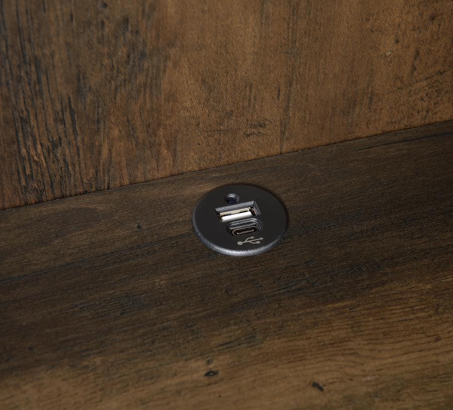 Westpark - 3-Shelf Bookcase USB And Lockable Drawer - Image 33