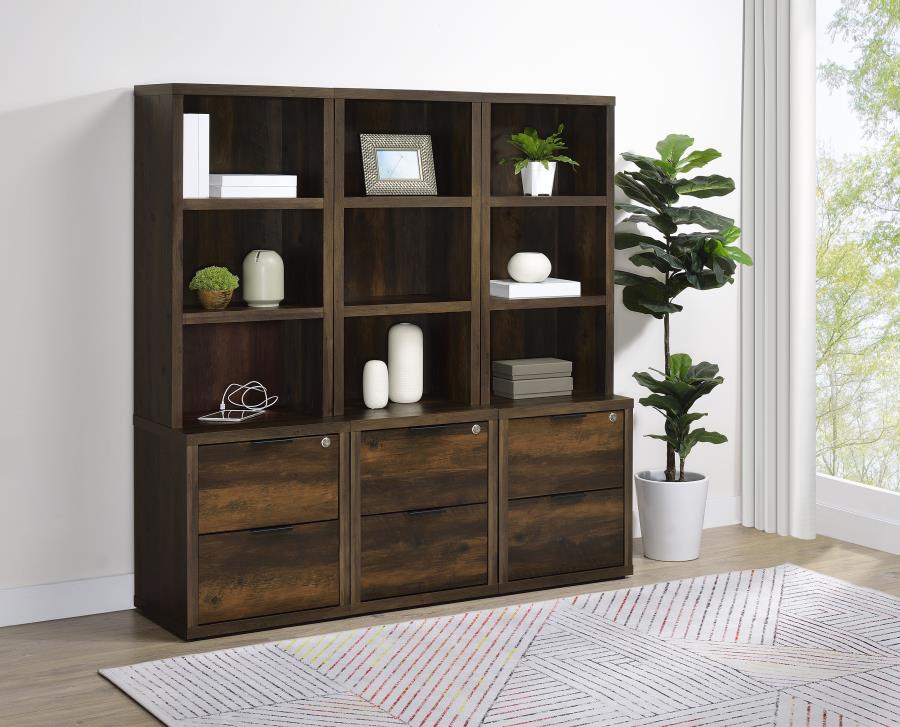 Westpark - 3-Shelf Bookcase USB And Lockable Drawer - Image 42