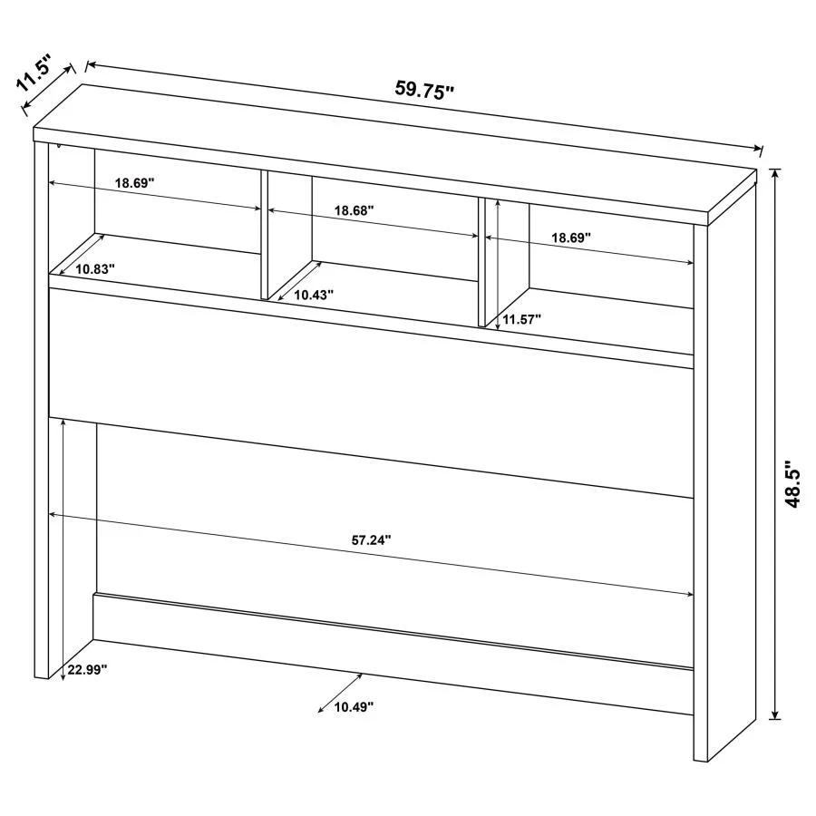 Westpark - Bookcase Headboard - Image 66