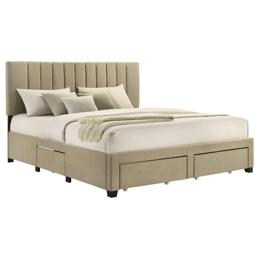 Wheatland - 4-Drawer Upholstered Storage Bed - Image 13