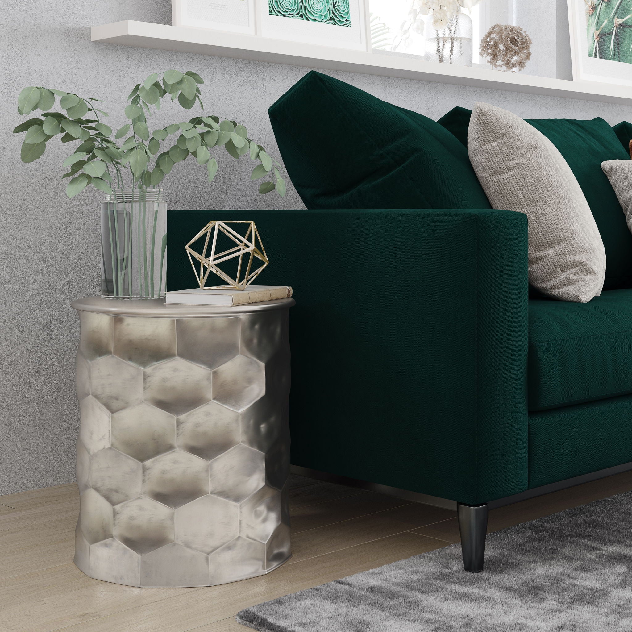 Whitney - Handcrafted Metal Storage Table - Image 14