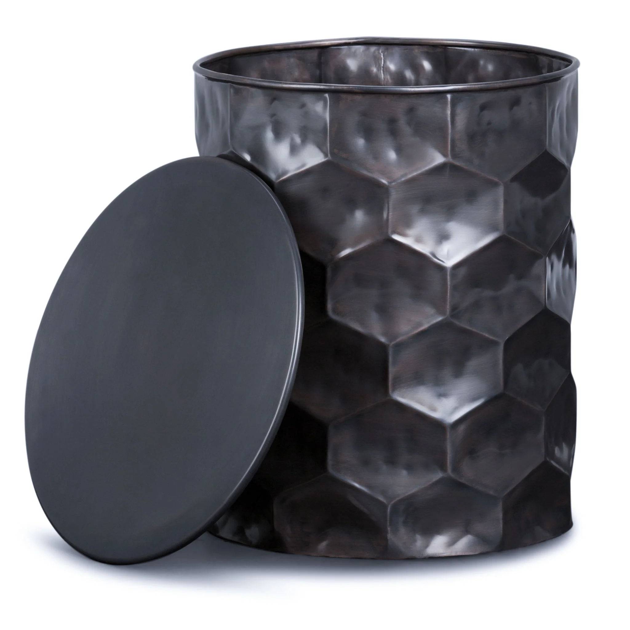 Whitney - Handcrafted Metal Storage Table - Image 17