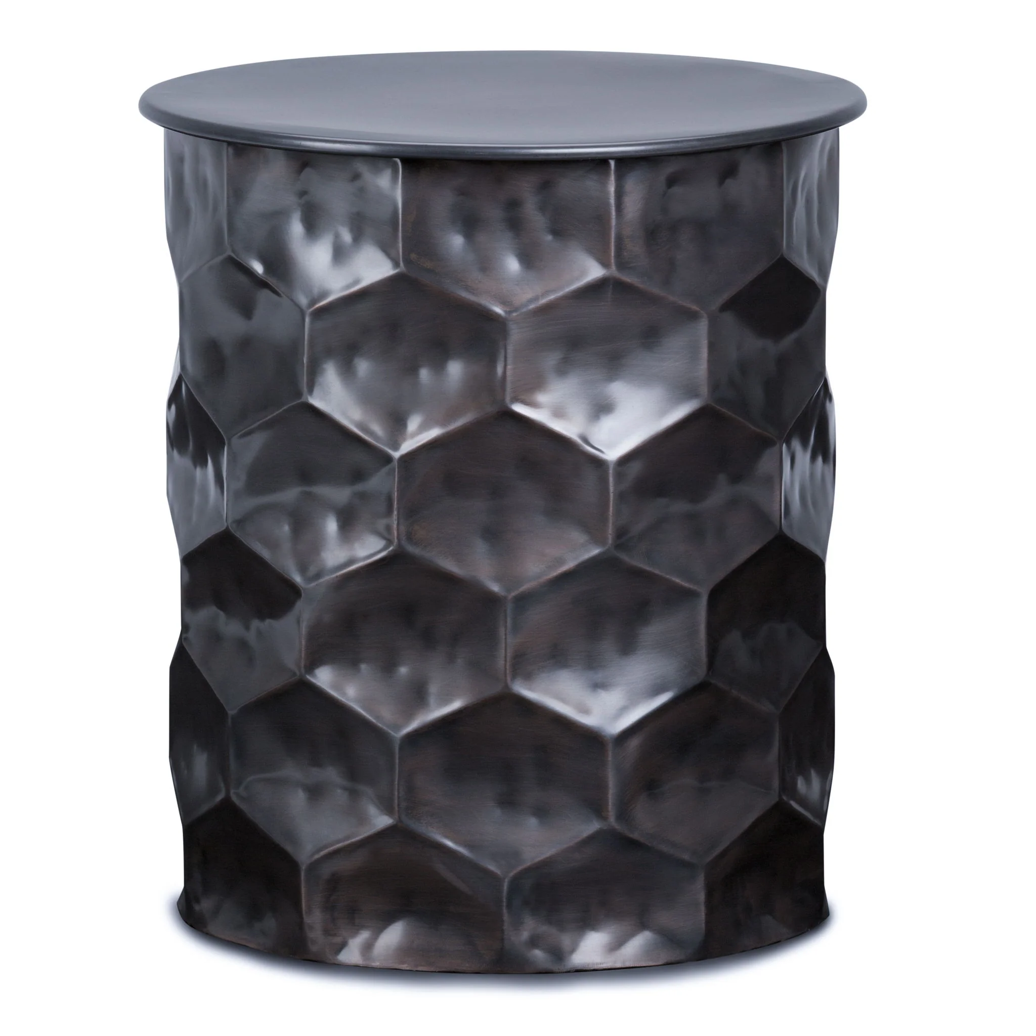 Whitney - Handcrafted Metal Storage Table - Image 3