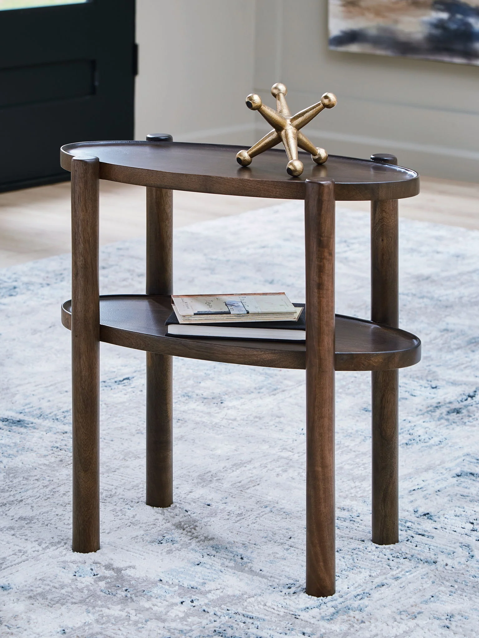 Wiattbury - Accent Table - Gray Brown - Image 3