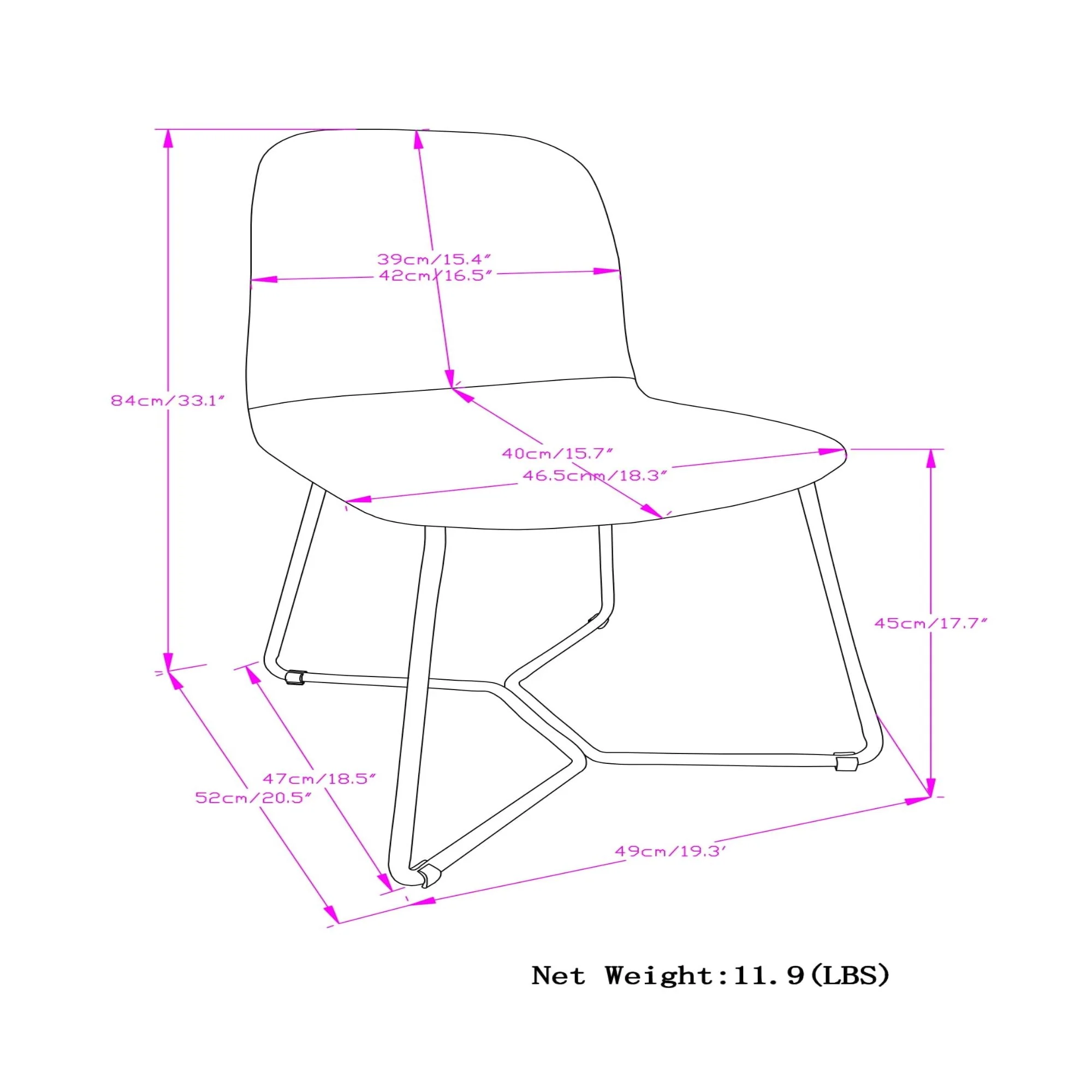 Wilcox - Dining Chair (Set of 2) - Charcoal Gray - Image 9