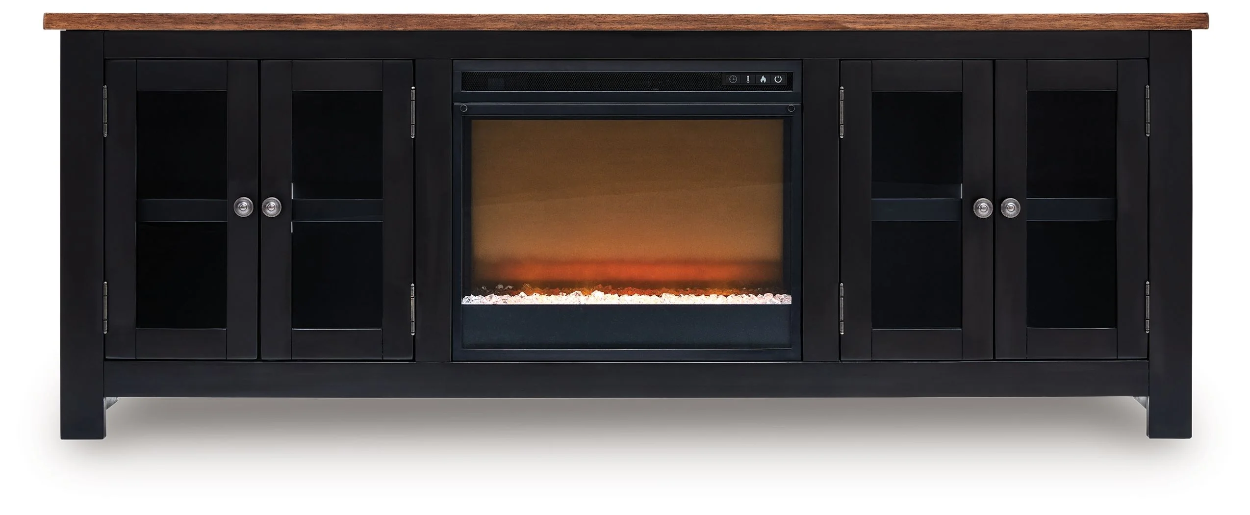 Wildenauer - 76" TV Stand With Electric Fireplace - Image 2