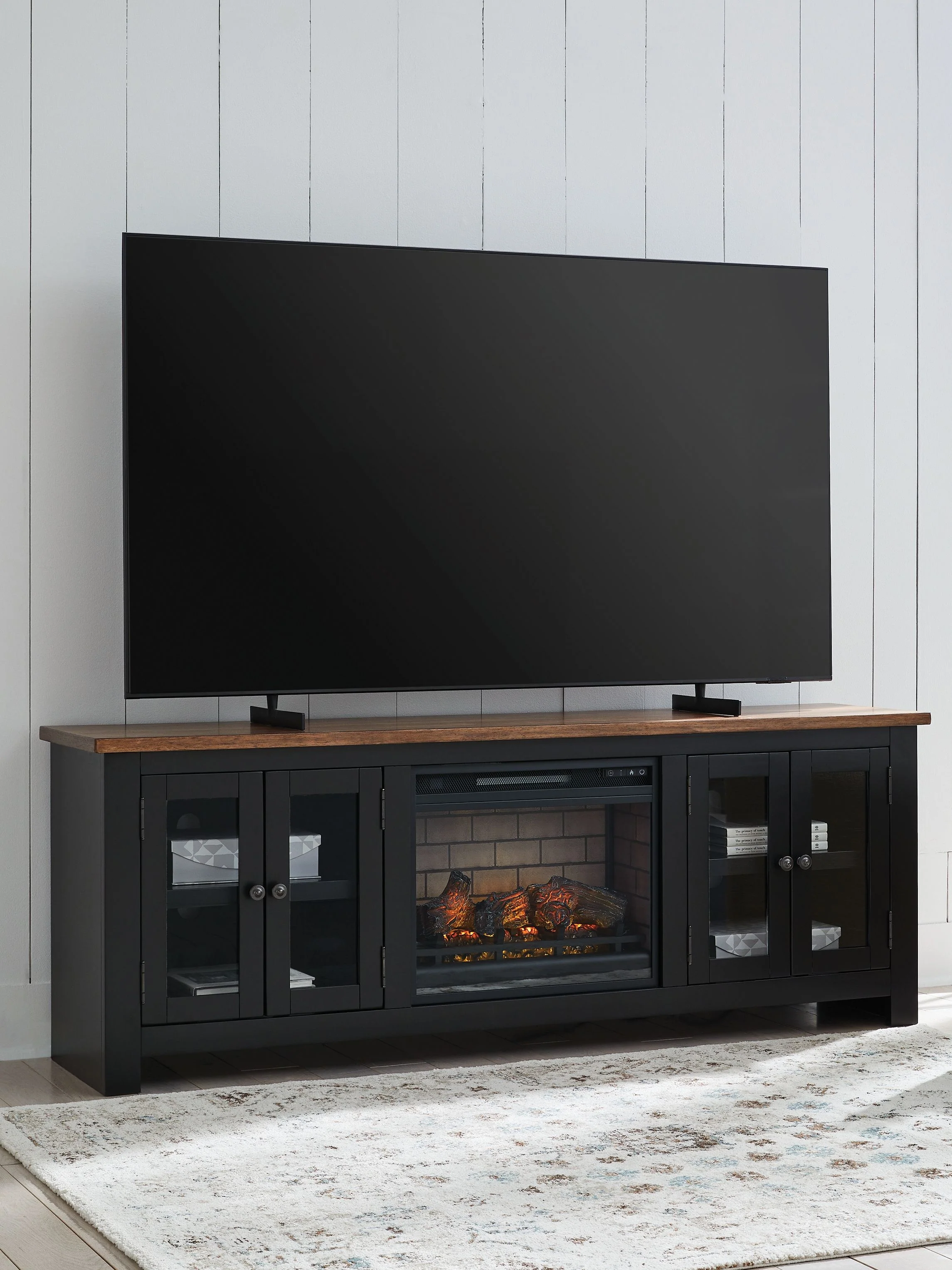 Wildenauer - 76" TV Stand With Electric Fireplace - Image 6