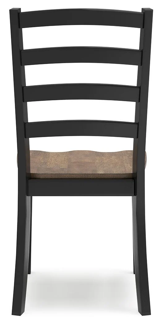 Wildenauer - Dining Room Side Chair (Set of 2) - Brown / Black - Image 3