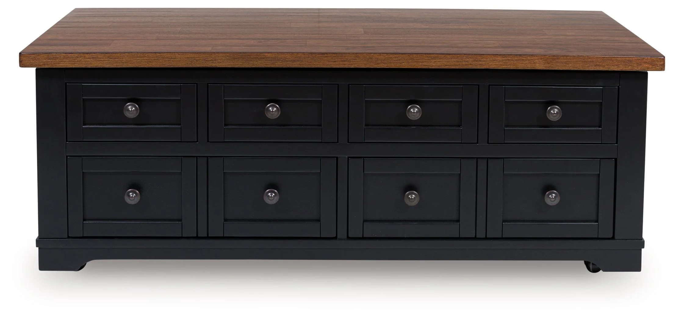 Wildenauer - Lift Top Cocktail Table - Brown / Black - Image 5